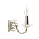 Laura Ashley Carson Wall Light Polished Nickel